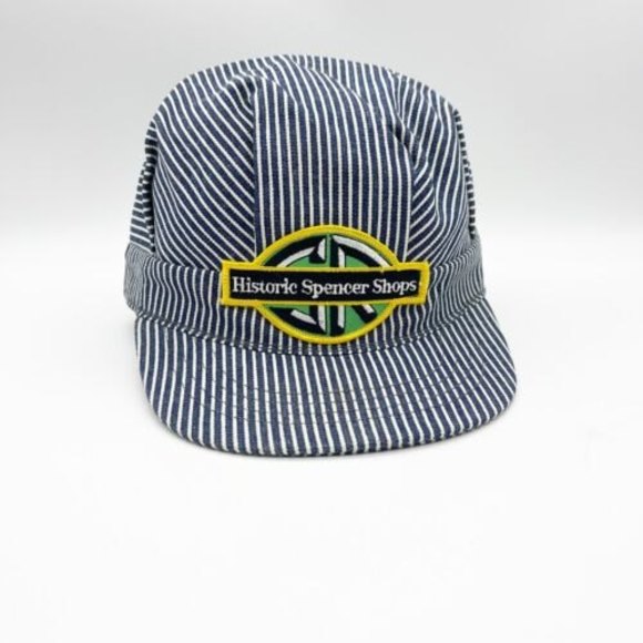 Vintage Southern Railway Historic‎ Spencer Shops Railroad Engineer SnapBack Hat - Picture 1 of 8
